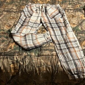 Plaid Women’s Pants in Black, White, and Brown